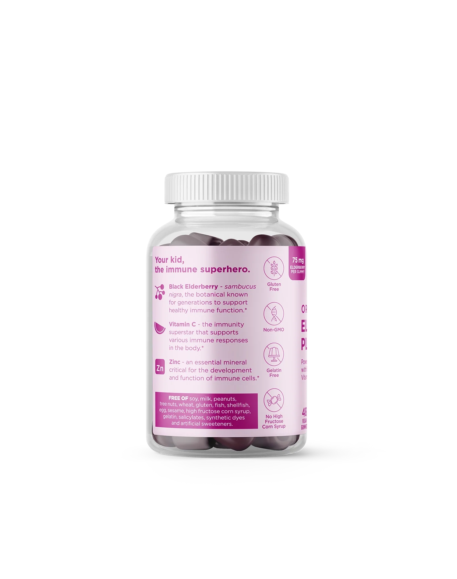 Organic Kids Elderberry Plus Gummies - Image 3