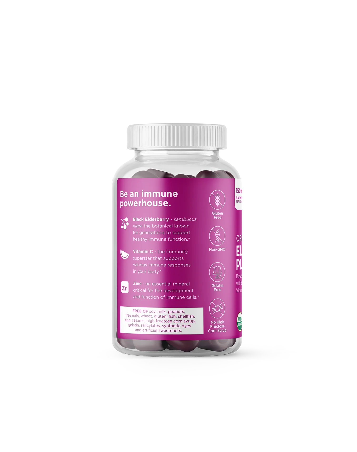 Organic Elderberry Plus Gummies - Image 3